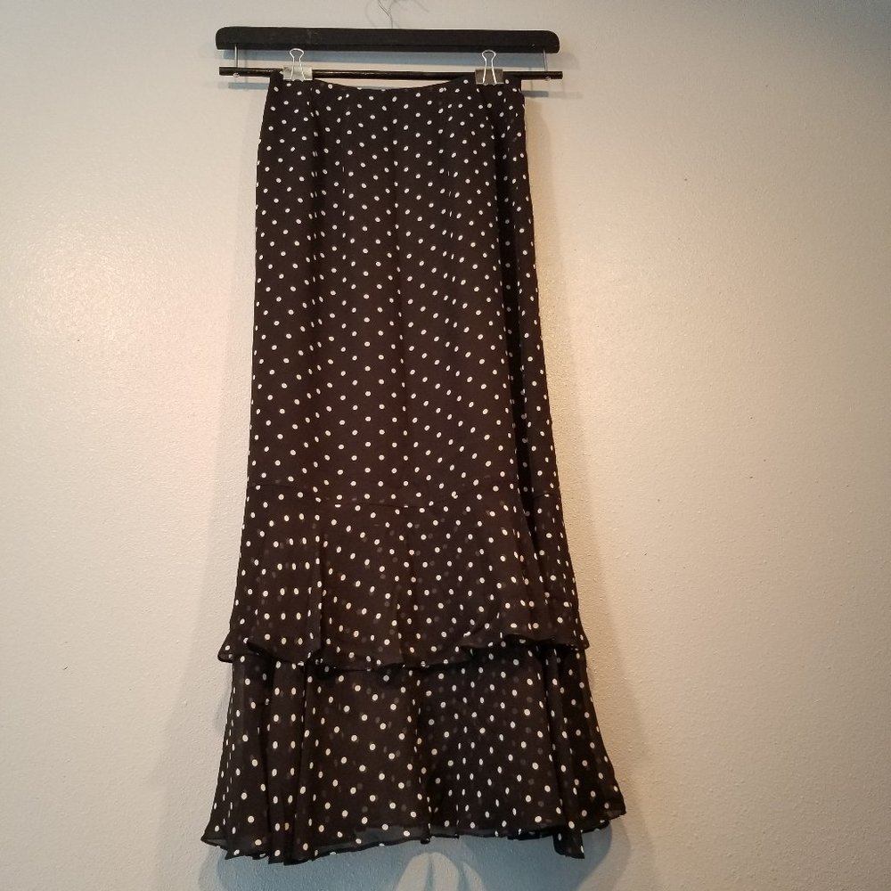 Dana Buchman Petite Polka Dot Skirt